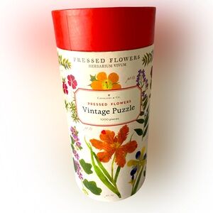 cavellini Pressed Flowers Vintage Puzzle -10 x5.  1000 pieces